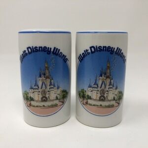 Cinderellas Castle Salt Pepper Shaker Walt Disney World 2.5" Made in Japan